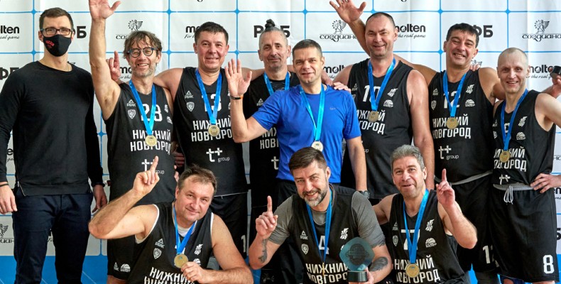Сборная Нижегородской области - чемпион России среди ветеранов 45+