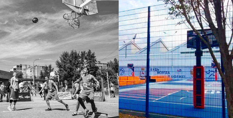 Уже сегодня встречаемся с вами на обновленной баскетбольной площадке у СШ «Мещера» 